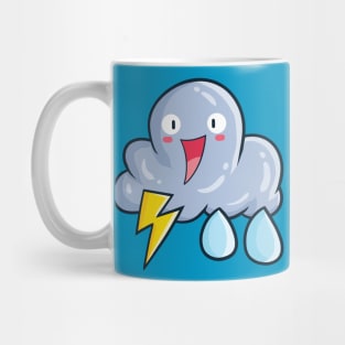 Cute thunder rain cloud Mug